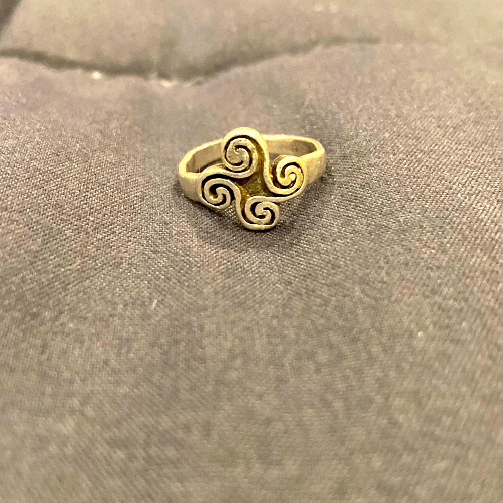 Sterling Celtic Swirl Ring